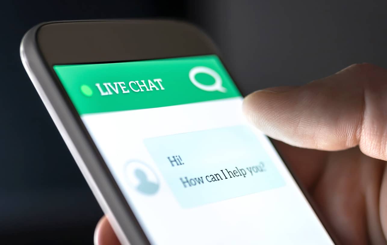 Image of live chat