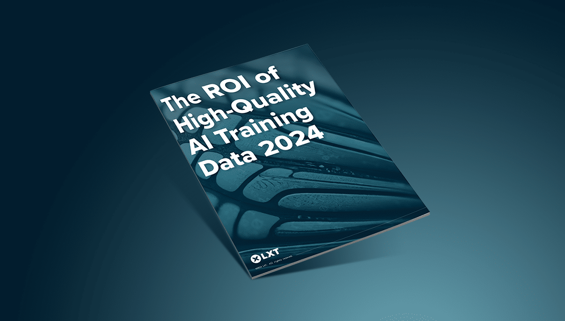 the ROI of high-quality training data 2024