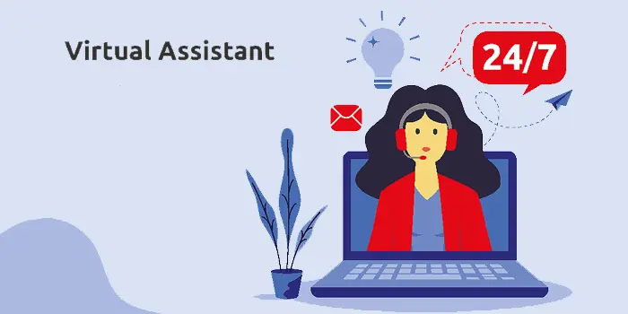 virtual assistant illustration