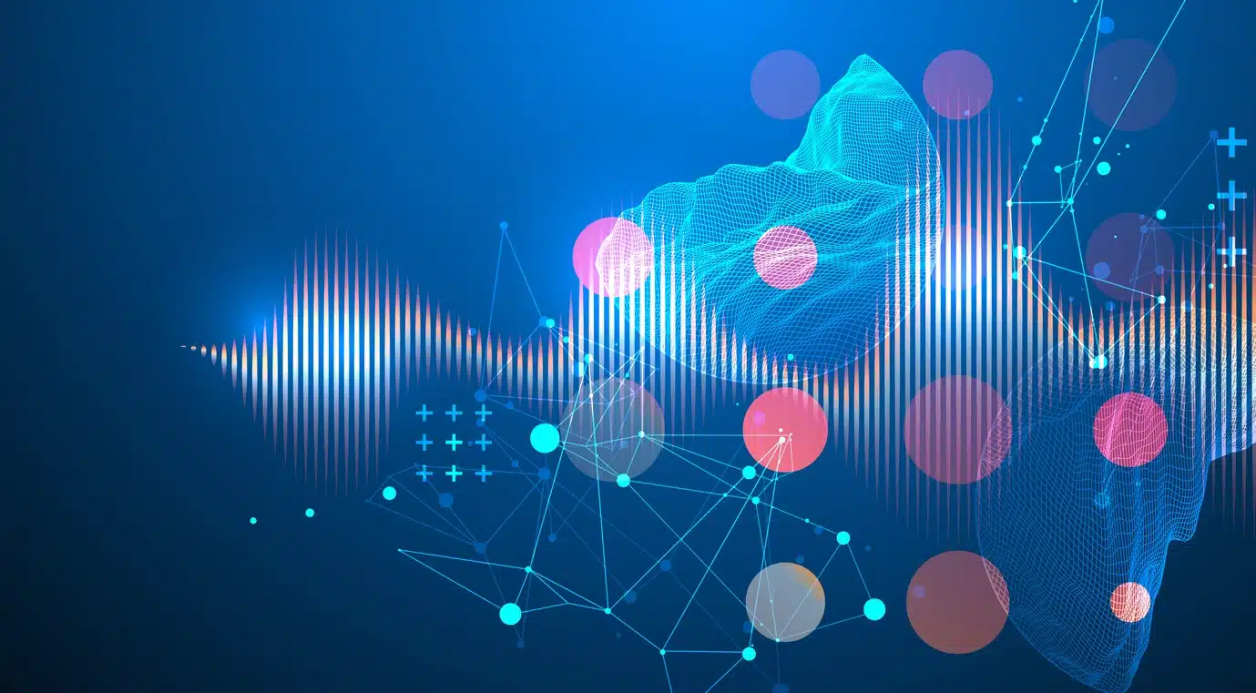 llm benchmarking abstract illustration