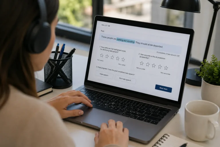 Human Evaluation for Hate Speech Detection AI - Case Study Image